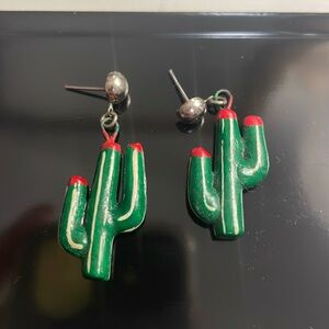 Cactus Dangle Earrings